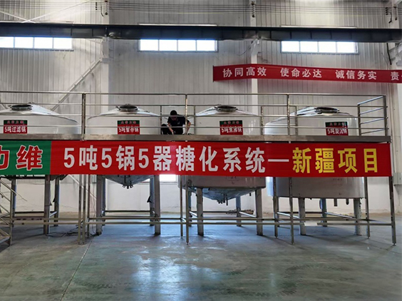 大兴安岭精酿啤酒设备厂—5吨精酿啤酒设备—新疆项目